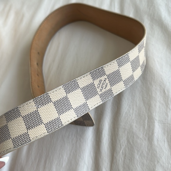 Louis Vuitton Waist Belt Damier Azur LV Initiales Damier Azur Pattern - Picture 10 of 12